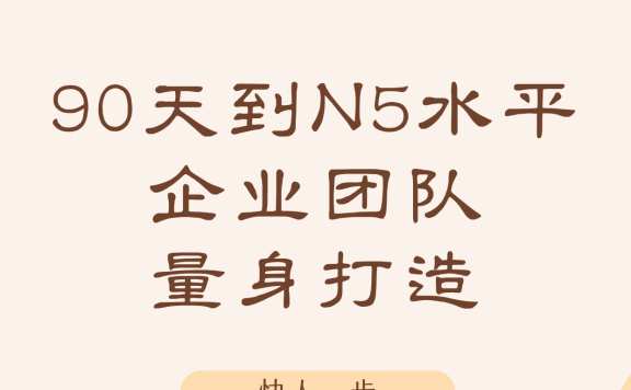 90天,真能拿下日语N5?答案是:能!而且是为您企业团队量身打造的“捷径”!